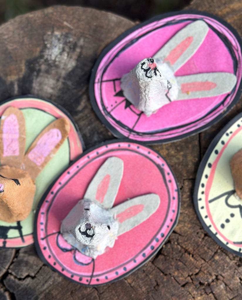 An Easy Easter Craft: Egg Carton Bunny Pictures!