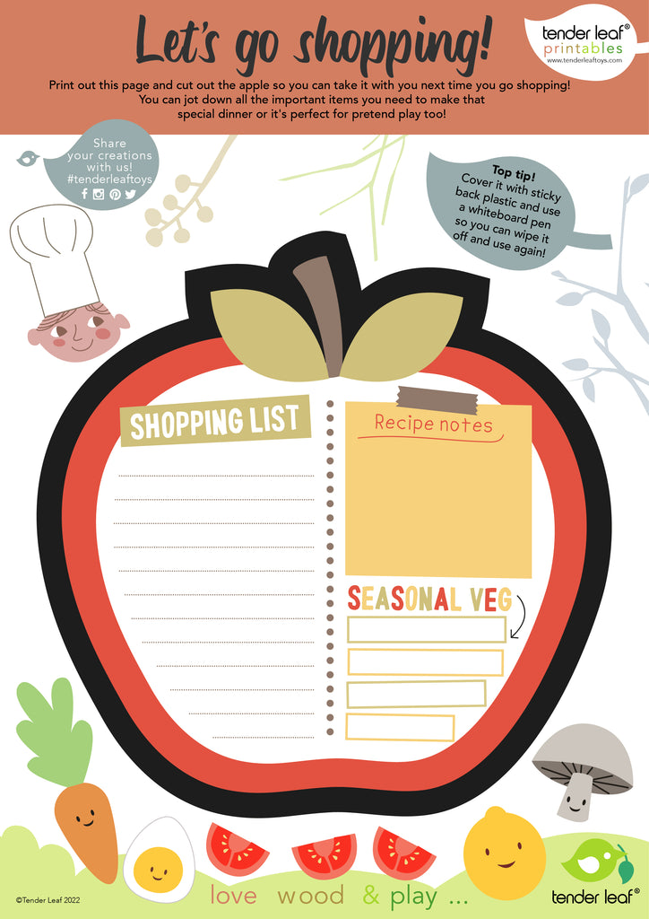 New Printable for our Shopping Cart!