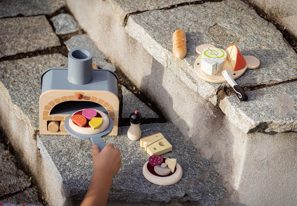 Tender Leaf Wooden Make Me A Pizza Oven Toy – Zidar Kid Tender Leaf Wooden Make Me A Pizza Oven Toy – Zidar Kid
