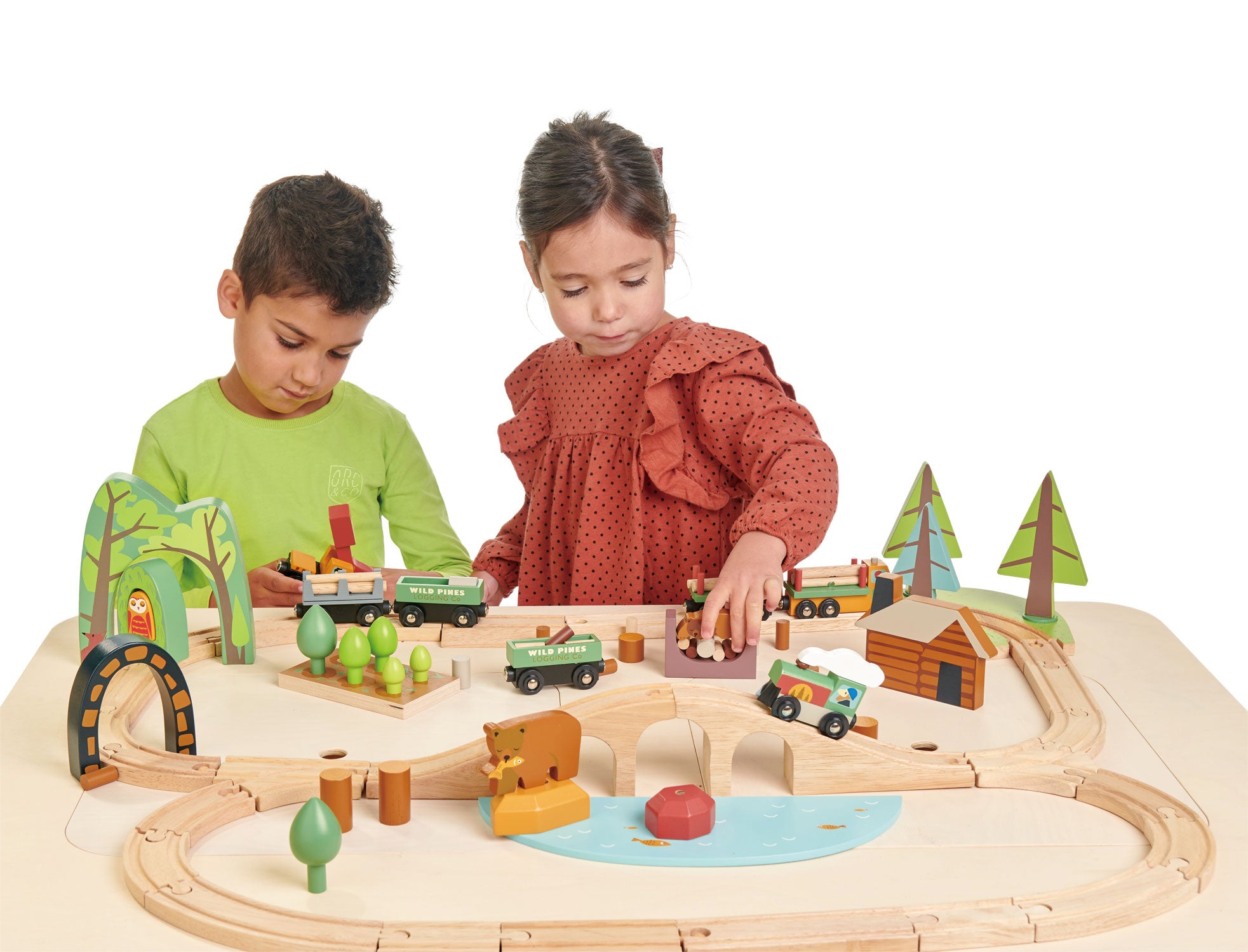 Wild Pines Train Set – Tender Leaf
