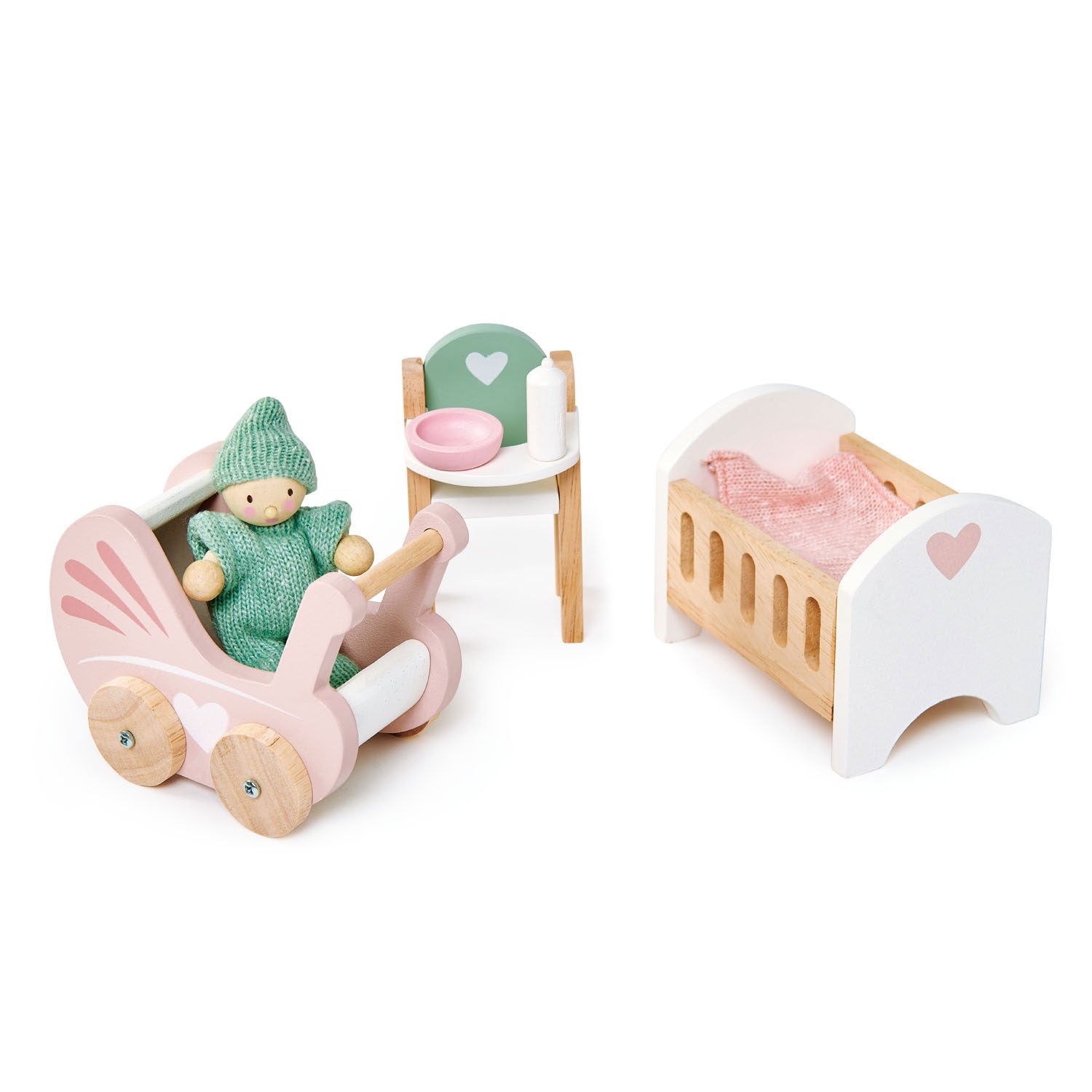Dolls House Nursery Set – Tender Leaf