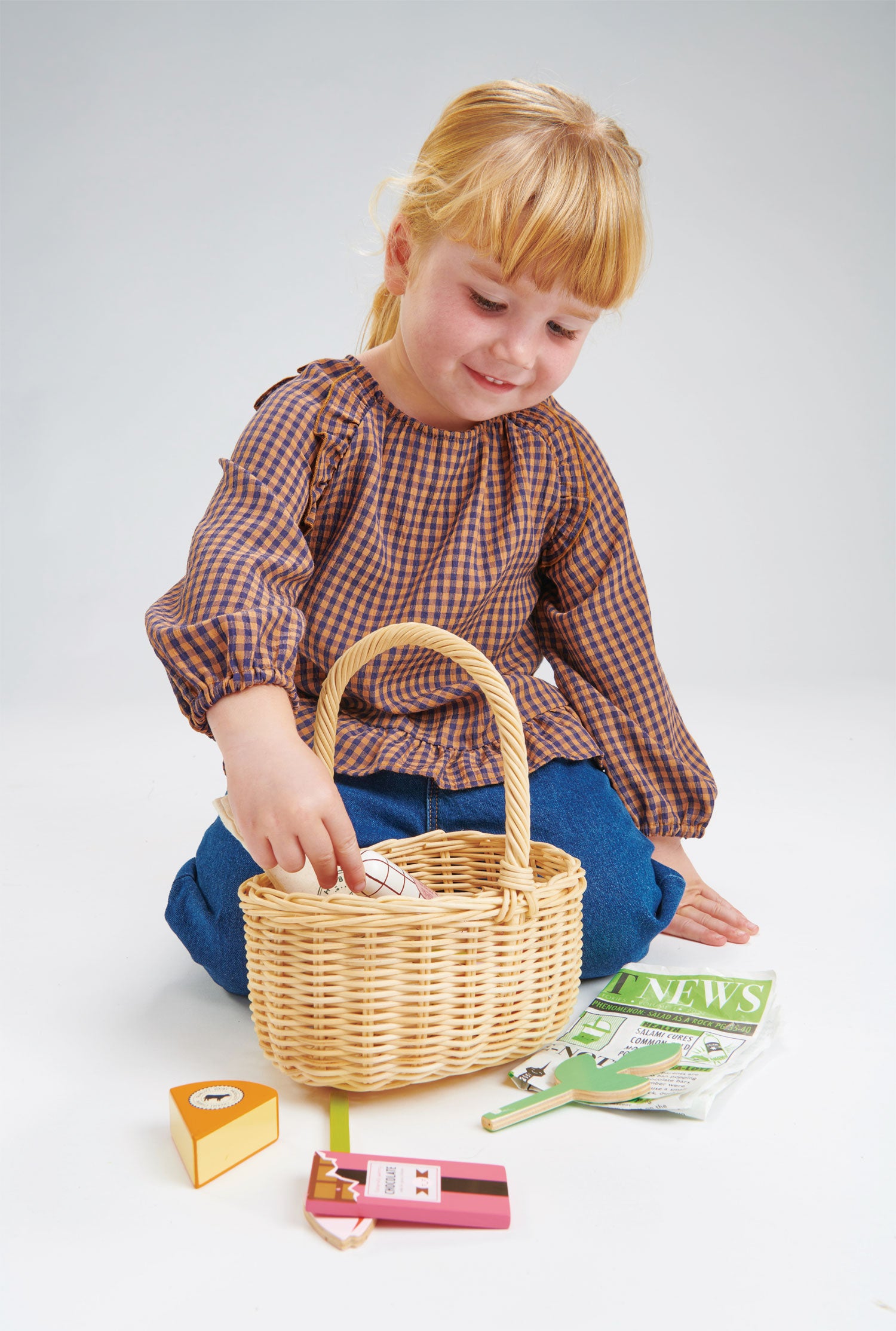 Wicker Shopping Basket – Tender Leaf