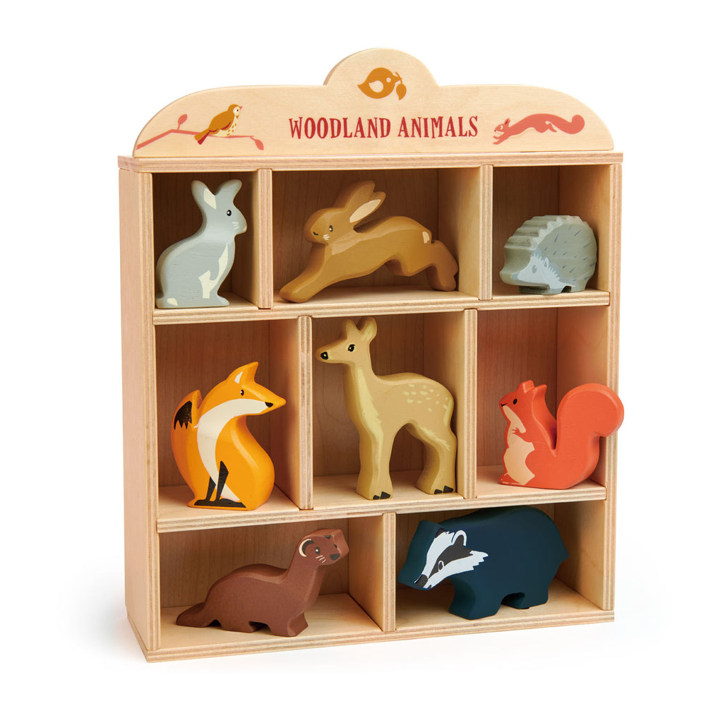 Woodland Animals - 3 of each piece in a display stand
