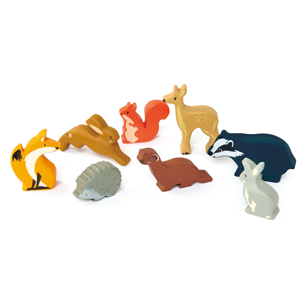 Woodland Animals - 3 of each piece in a display stand