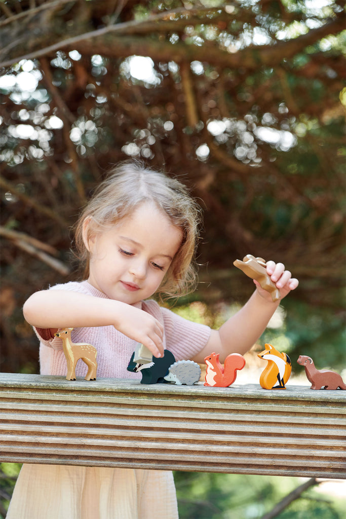 Woodland Animals - 3 of each piece in a display stand