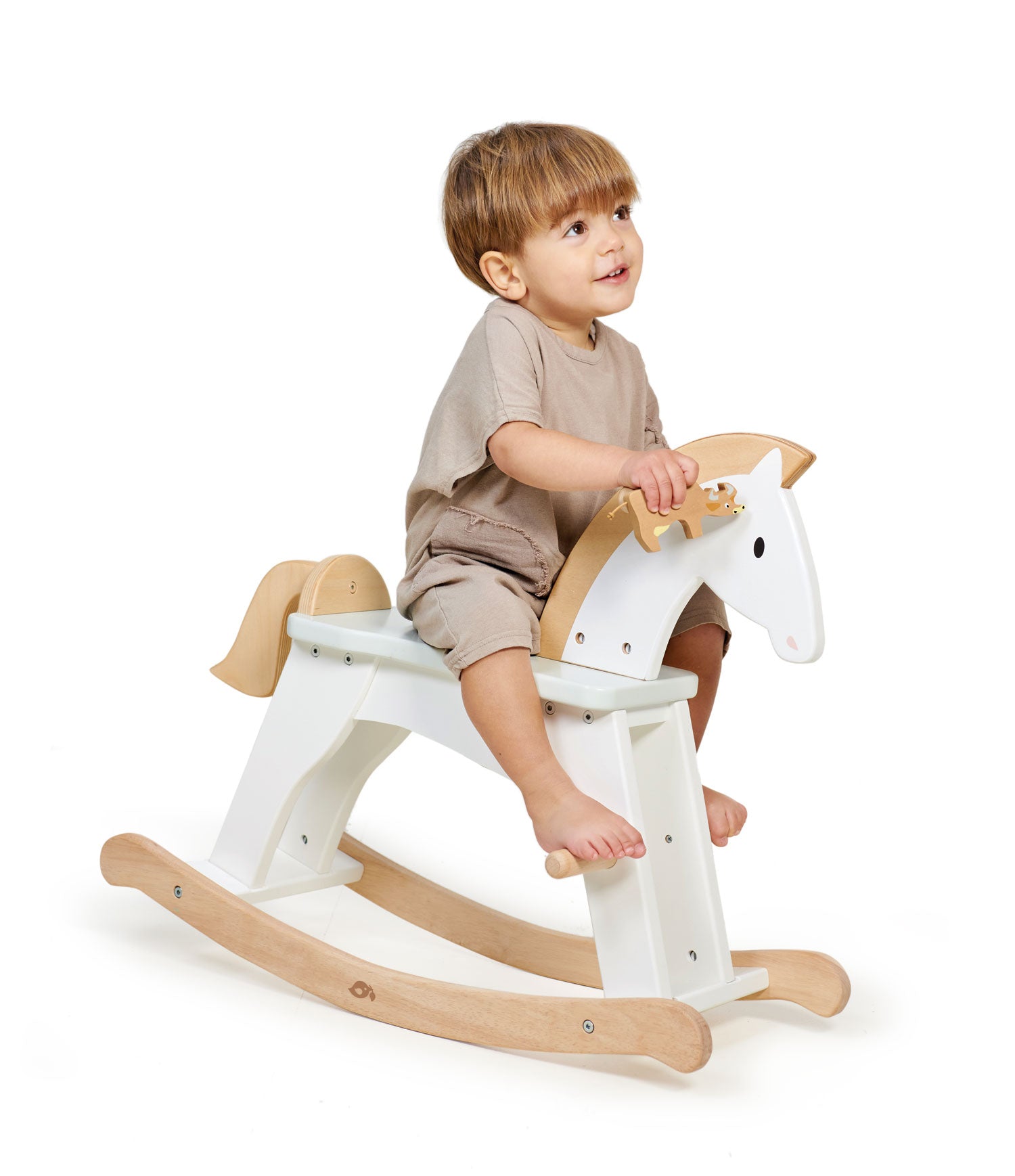 peg perego rocky stationary rocking horse Tender Leaf Toys Lucky Rocking Horse