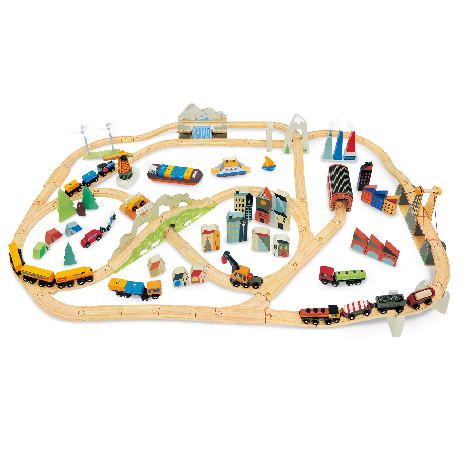 Mountain View Train set – Tender Leaf