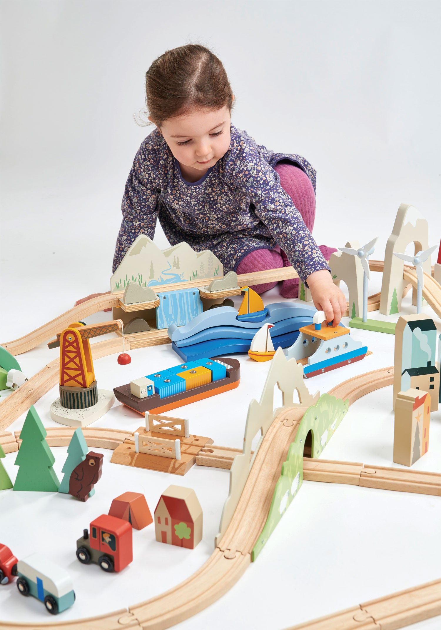 Mountain View Train set – Tender Leaf